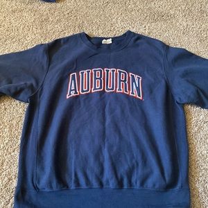 Navy Blue Auburn Pullover